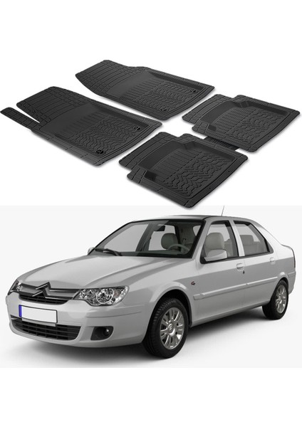 Citroën C-Elysée 2002-2013 Uyumlu Paspas Seti PP361A1