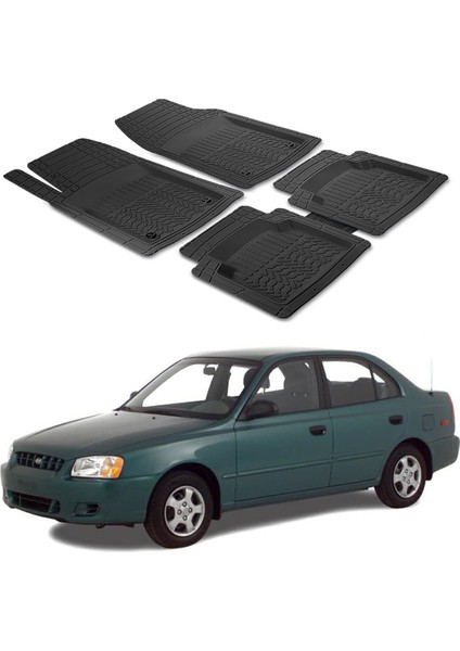 Hyundai Accent 2000-2006 Uyumlu Paspas Seti PP487A1