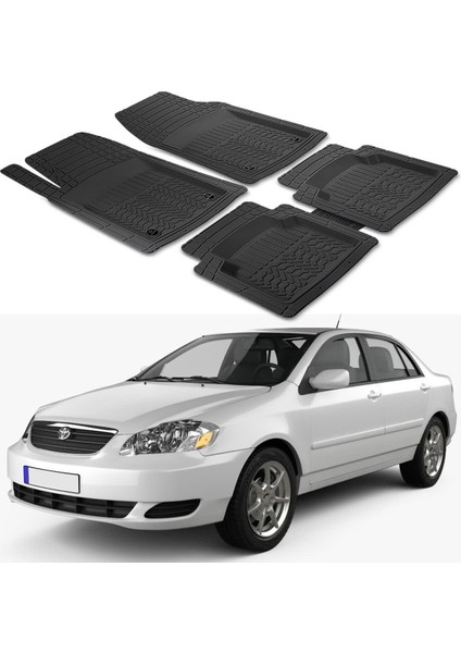 Toyota Corolla E12 2001-2007 Uyumlu Paspas Seti PP941A1