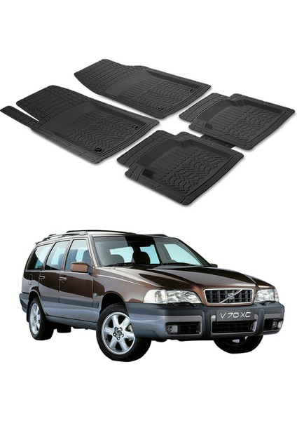 Volvo XC70 Typ L 1996 - 2000 Sw Uyumlu Paspas Seti PP024A1