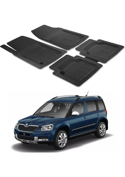 Skoda Yeti 2009 - 2017 Uyumlu Paspas Seti PP061A1