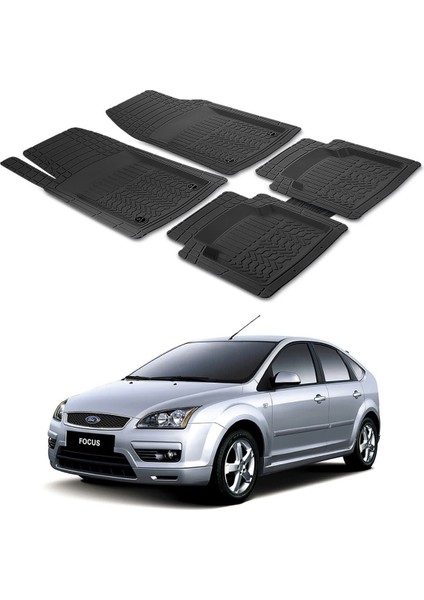 Ford Focus Mk2 Turnier 2004 - 2010 Uyumlu Paspas Seti PP158A1