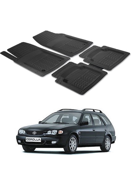 Toyota Corolla E110 Kombi 1997 - 2002 Sw Uyumlu Paspas Seti PP046A1