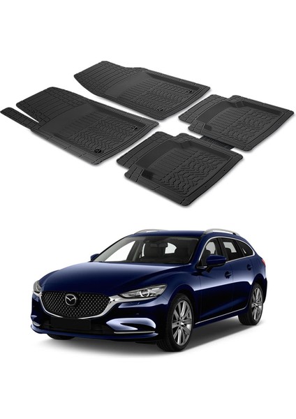 Mazda 6 Gh Kombi 2. Gen. 2012 + Sw Uyumlu Paspas Seti PP134A1