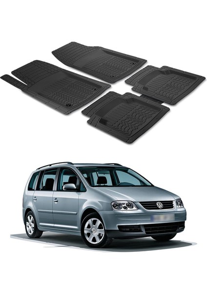 Vw Touran Typ 1t 2003 - 2015 Uyumlu Paspas Seti PP002A1