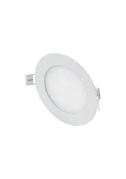 6W Beyaz LED Panel Armatür - Yüksek Verimlilik, Cıva İçermeyen, Yuvarlak, Enerji Tasarruflu ve Modern Tasarım