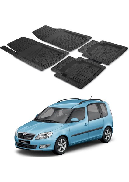 Skoda Roomster 2006 - 2015 Uyumlu Paspas Seti PP062A1