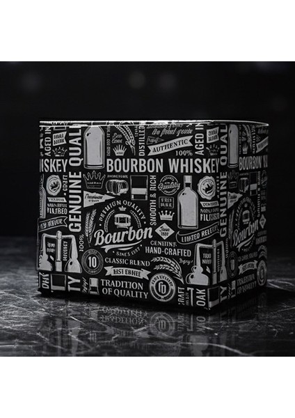 Erkeğe Özel Hediyelik Viski Bardağı – New York Serisi Kişiselleştirilebilir Kutulu modelleri