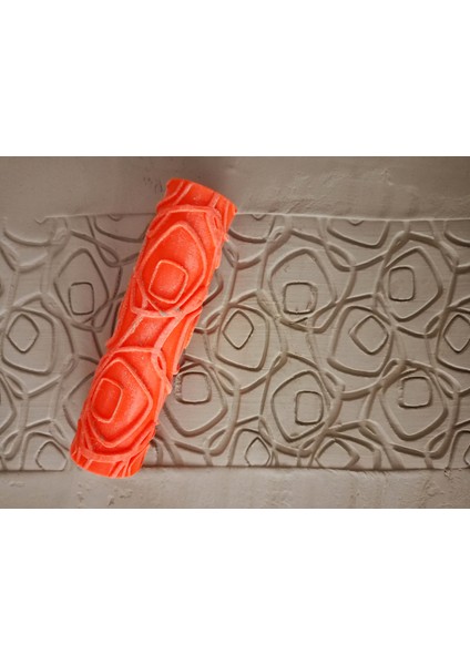 Model 013 - Polimer Kil Doku Oklavası / Seramik Çamuru Desen Rulosu