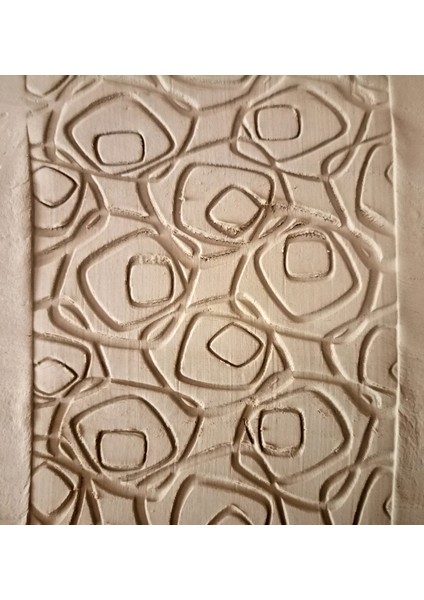 Model 013 - Polimer Kil Doku Oklavası / Seramik Çamuru Desen Rulosu modelleri