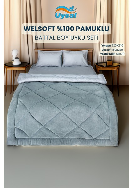 Welsoft Akfil Battal Boy Uyku Seti 220X240
