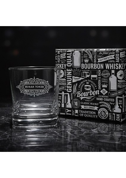 Sevgiliye Özel Isim Yazılı Viski Kadehi – Reserve Serisi Lazer Kazıma Elegan Bardak