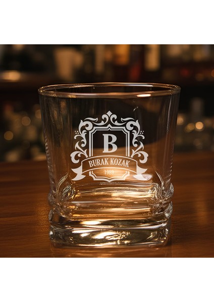 Erkeğe Özel Hediyelik Viski Bardağı – Moon Serisi Kişiselleştirilebilir Elegan Bardak fiyatları