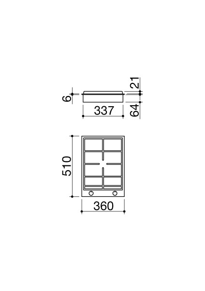 Ankastre Paslanmaz Çelik 1 Vog Göz 36 cm Ocak 1pbf1 fiyatları