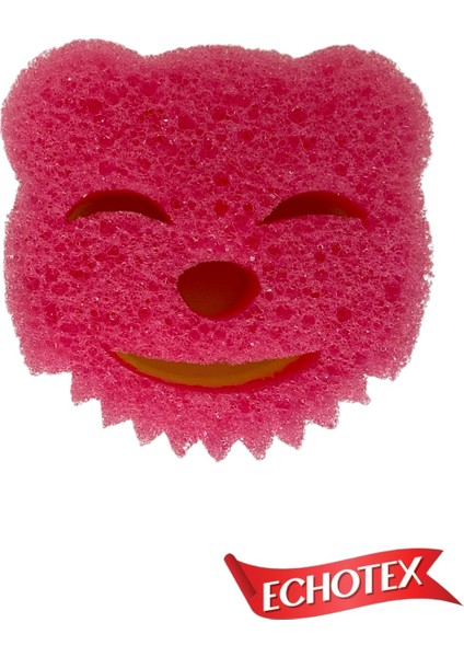 2 Adet Gülen Yüz Bulaşık Süngeri Çizmez Çok Fonksiyonlu Sünger modelleri