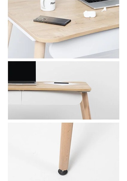 Çalışma Masası Flora Logo Bilgisayar | Öğrenci Çalışma Masası| Meşe | Beyaz modelleri