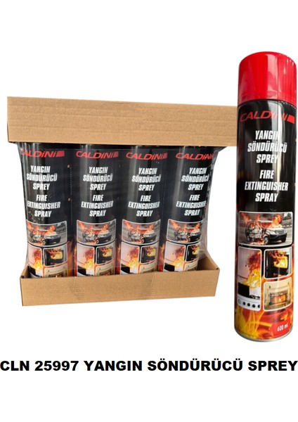 Caldını Yangın Söndürücü Sprey 600 Ml.acil Kurtarma Ekipmanı