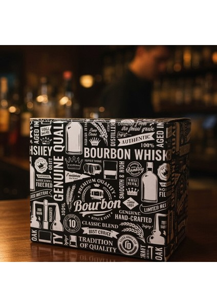 Sevgiliye Hediye Kişiye Özel Viski Bardağı – Paris Serisi Kutulu Elegan Hediyelik modelleri