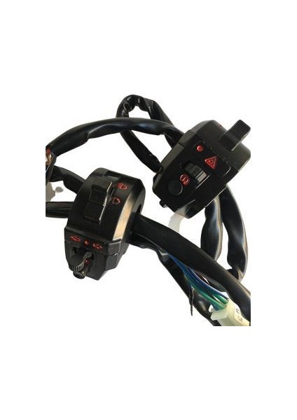 Cg Sağ/sol Anahtar Takım 2li Düğme Siyah