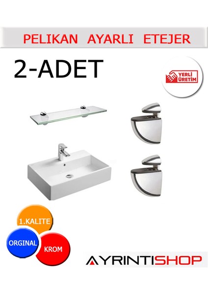 Ayrıntıshop Pelikan Ayarlı Etejer