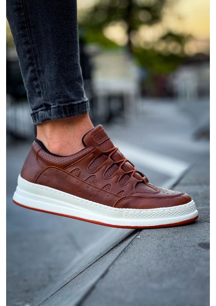 C-Rey Premium Comfort Lastikli Erkek Ayakkabı Sneaker Taba fırsatları
