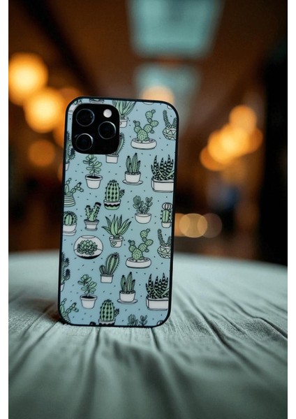 Apple iPhone 11 Pro Uyumlu Kaktüs Baskılı Silikon Kılıf fiyatları