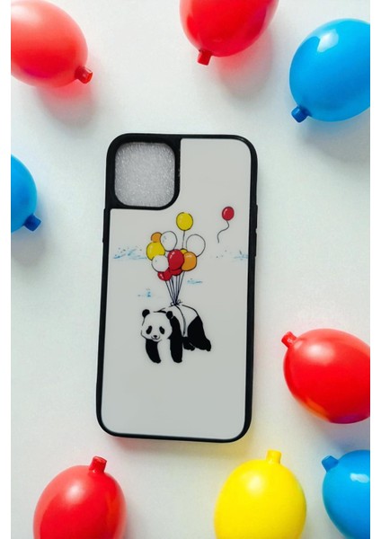 Apple iPhone 11 Pro Uyumlu Uçan Panda Love Tasarım Baskılı Kılıf