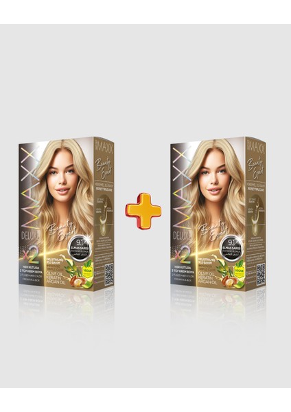 Beauty Expert 2'li Set Boya 9.1 Elmas Sarısı