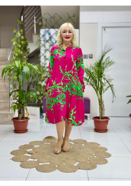 EF50121 Viskon Efes Elbise