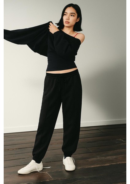 Üç Iplik Paça Lastik Çimalı Eşofman Altı