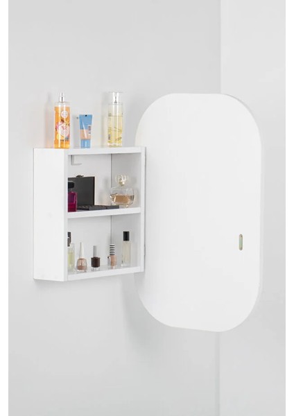 Side (Beyaz) 75X50CM /banyo Dolabı Aynalı / Lavabo Üstü Dolap / Banyo Düzenleyici / Aynalı Dolap fiyatları