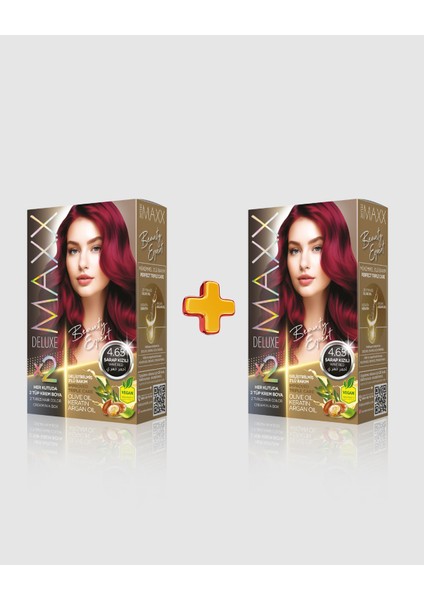 Beauty Expert 2'li Set Boya 4.65 Şarap Kızılı