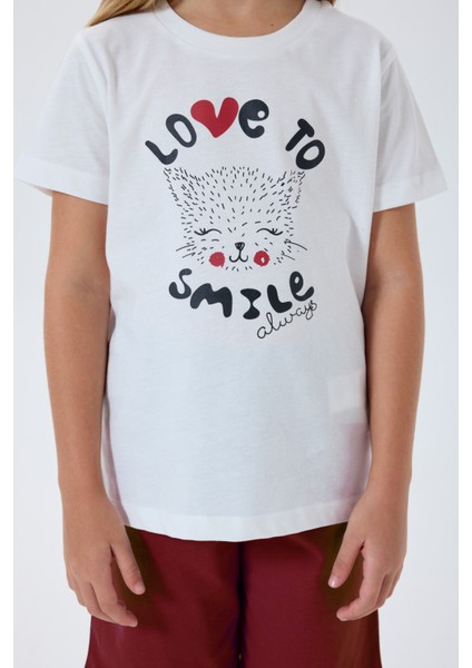 Çocuk Kız Beyaz-Kırmızı Kcpkapri Takım modelleri