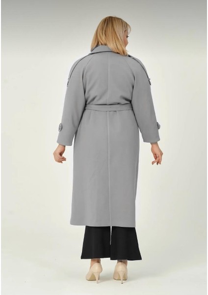 Karen Kadın Spor Kışlık Astarlı Örme Kaşe Manto modelleri