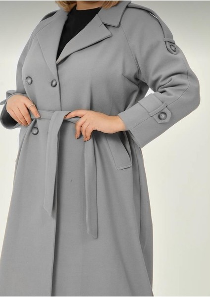 Karen Kadın Spor Kışlık Astarlı Örme Kaşe Manto fırsatları