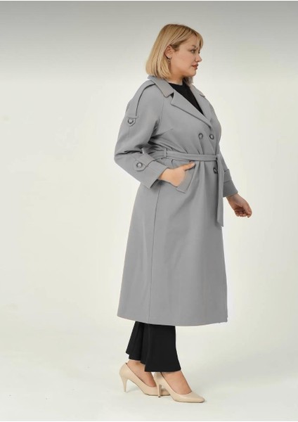 Karen Kadın Spor Kışlık Astarlı Örme Kaşe Manto indirimleri