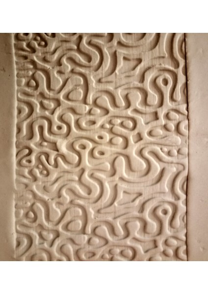 Model 015 - Polimer Kil Doku Oklavası / Seramik Çamuru Desen Rulosu modelleri