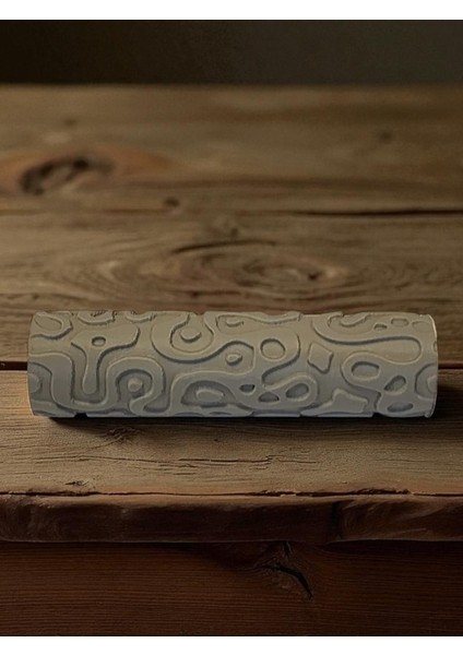 Model 015 - Polimer Kil Doku Oklavası / Seramik Çamuru Desen Rulosu