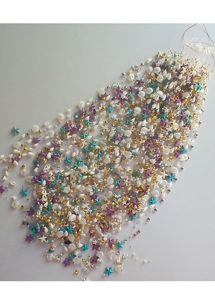 4 Lü Set Karışık Model Takıp Çıkarılabilir Suya Dayanıklı Karışık Model Saç Boncuğu