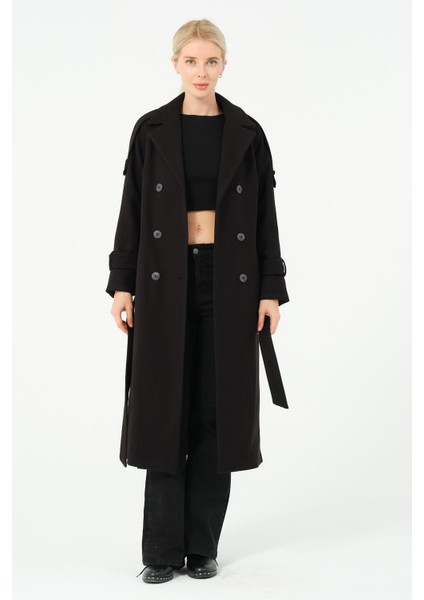 Karen Kadın Spor Kışlık Astarlı Örme Kaşe Manto fiyatları