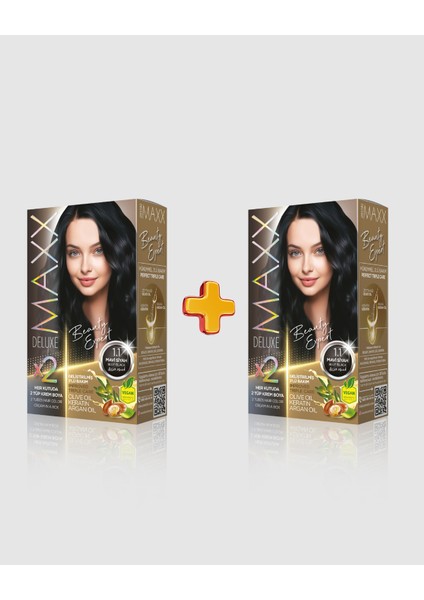 Beauty Expert 2'li Set Boya 1.1 Mavi Siyah