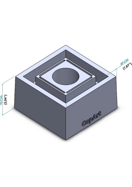 Quadrata Biyoetanol Masaüstü Şömine - 1 Lt Yakıt ve Dekoratif Taş Hediye indirimleri