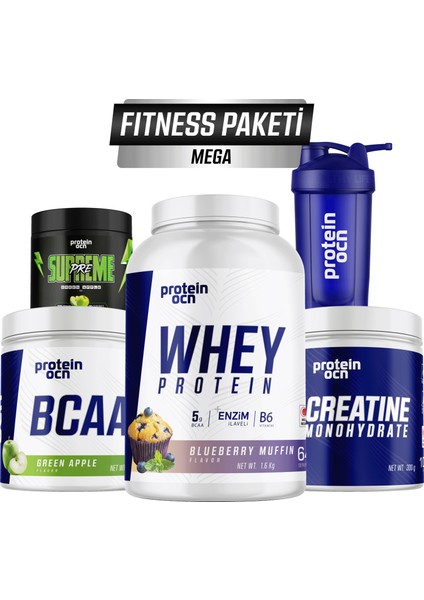 Fıtness Paketi Mega - Blueberry Muffin Yeşil Elma