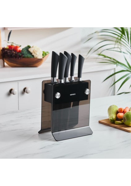 Blacker Standlı 6 Parça Bıçak Seti fiyatları