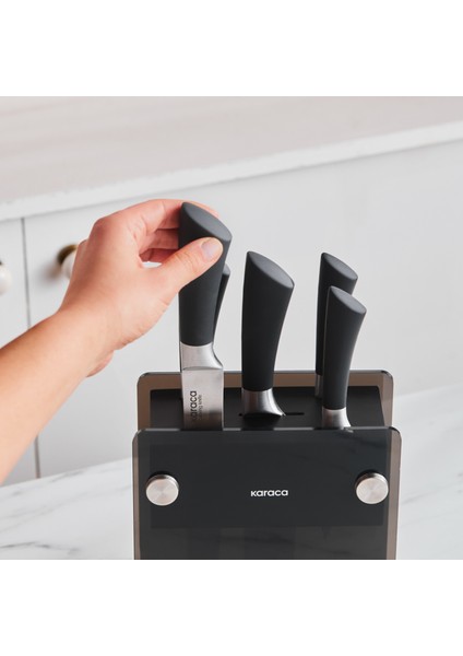 Blacker Standlı 6 Parça Bıçak Seti fırsatları