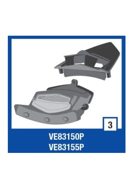 Race-R Çene Havalandırma Beyaz VE83150P