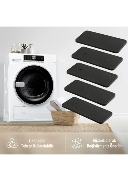 Çamaşır Kurutma Makinesi Süngeri 5'li Hoover DXH9A2TCEXS, DYH9913NA1X ile Uyumlu modelleri