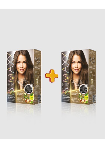 Beauty Expert 2'li Set Boya 6.0 Koyu Kumral