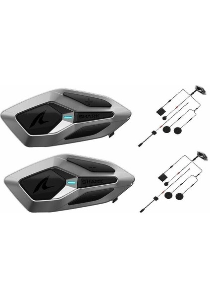 Sena Bluetooth Interkom Çiftli Mwd Metalik Gri