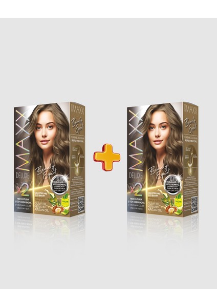 Beauty Expert 2'li Set Boya 6.11 Yoğun Küllü Koyu Kumral